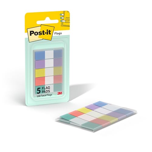 refined Post-it Flags, 0.47 in. x 1.7 in., One Collection