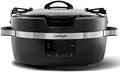 Digital Control Crock-Pot Thermoshield 6 Quart Slow Cooker with Carry Handles S12S - Programmable Slow Cooker with Oval Ceramic Pot - Default Title