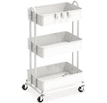 Minimalist Simple Houseware 3-Tier Heavy Duty Metal Utility Collection