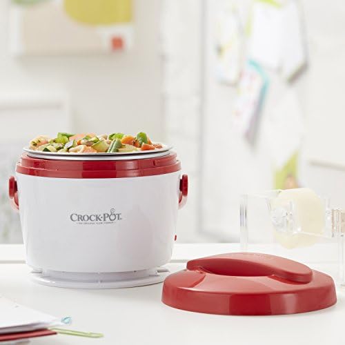 Self-Heating Crock-Pot Portable Lunch Food Warmer – Red S04M - Self-Heating Lunch Box for Office and Car Travel Detail