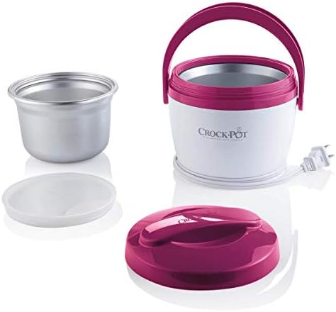 Rapid Heating Crock-Pot Lunch Crock Portable Food Warmer 20oz – Pink S03U - Mini Personal Food Warmer for Healthy Meal Prep Detail