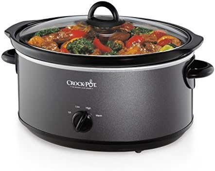Large Capacity Crock-Pot 7 Quart Slow Cooker – Charcoal S09Q - Large Capacity Electric Stew Pot & Slow Cooker Detail