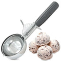 Eco-Friendly 4 oz Large Ice Cream Scoop with Trigger Release #8 Kit
