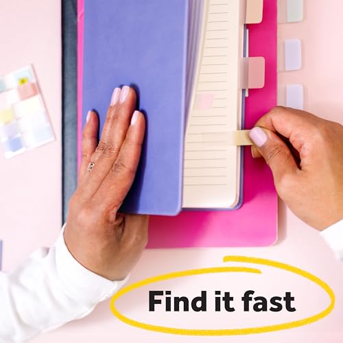 refined Post-it Flags, 0.47 in. x 1.7 in., One Collection