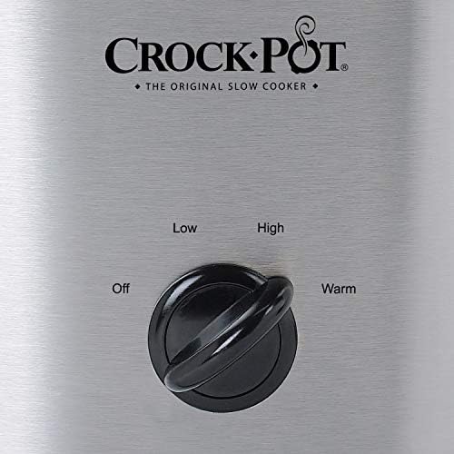Programmable Crock-Pot Cook & Carry 6 Quart Portable Slow Cooker S07N - Stainless Steel Slow Cooker with Locking Lid Detail