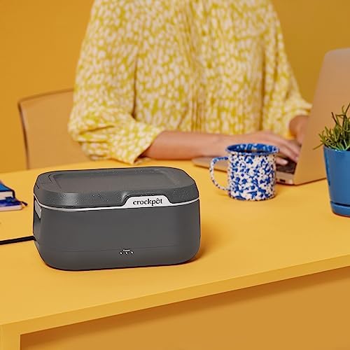 Leak-Proof Crock-Pot Portable Electric Lunch Box Food Warmer 28oz S14W - Mini Personal Food Warmer for Healthy Meal Prep Detail