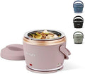 Portable Electric Crock-Pot Electric Lunch Box Food Warmer 20oz – Blush Pink S18G - Leak-Proof Heated Bento Box Lunch Warmer - Blush Pink