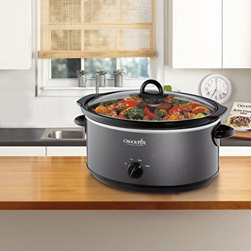 Large Capacity Crock-Pot 7 Quart Slow Cooker – Charcoal S09Q - Large Capacity Electric Stew Pot & Slow Cooker Detail