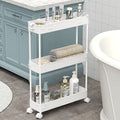 Minimalist SPACELEAD Slim Storage Cart 3 Tier,Bathroom Organizer Essentials