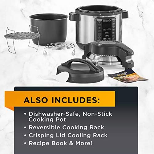 Multi-Functional Electric Crock-Pot Express Crisp 8 Quart 10-in-1 Pressure Cooker S06F - Smart Multi-Functional Electric Pressure Cooker Detail